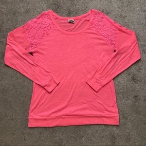 PINK top L neon pink